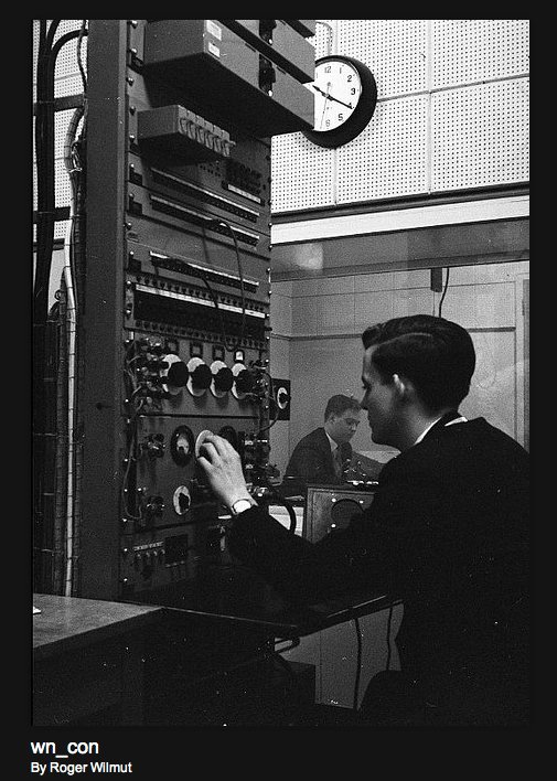 Photos of the BBC provided with permission from BBC engineer Roger Wilmut to the Museum of Magntic Sound Recording